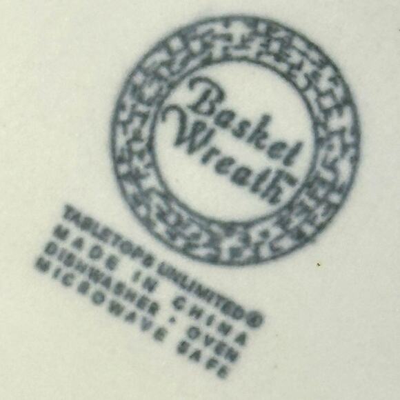 Basket Wreath by Tabletops Unlimited White Embossed Large 72 oz Pitcher - Picture 7 of 7